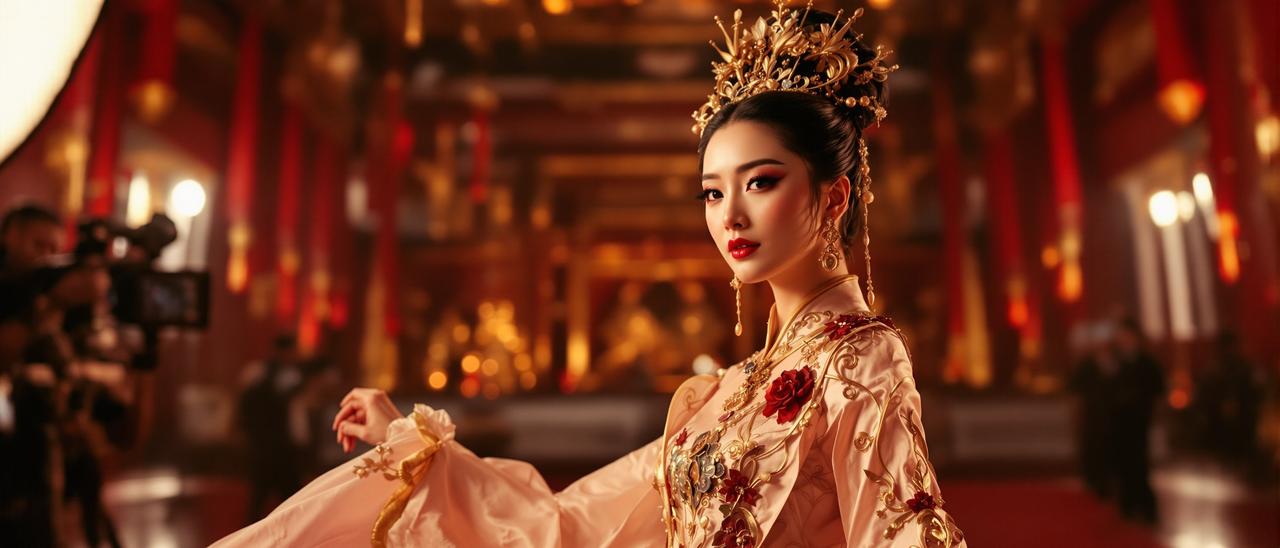 当红小花新剧路透曝光,造型惊艳引全网期待